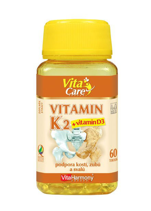 VitaHarmony Vitamin K2 100 ug + D3 25 ug - 60 tobolek
