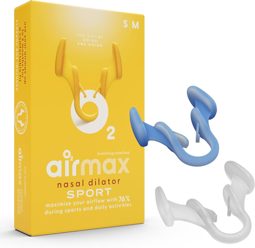 Airmax Sport - nosní dilatátor pro lepší dýchání nosem - velikost S + M