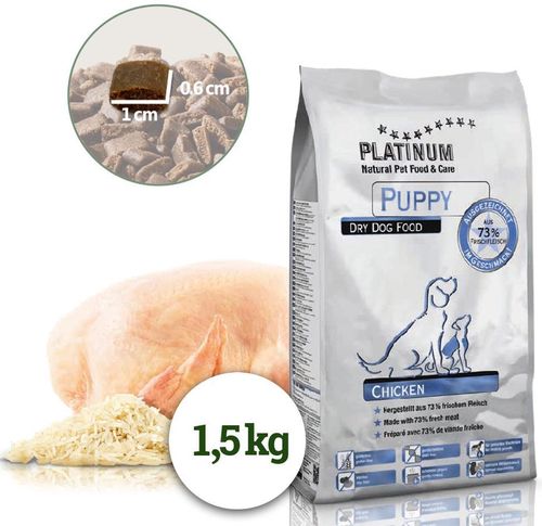 Platinum Natural Puppy Chicken - KUŘECÍ PRO ŠTĚŇATA 1,5 kg