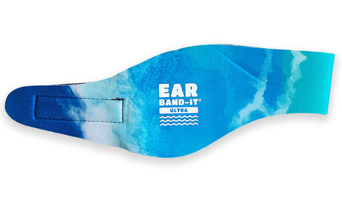 Ear Band-It Ultra Batikovaná modrá čelenka