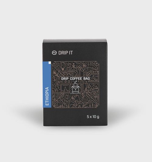 Káva Ethiopia Yirgacheffe 5 x 10 g