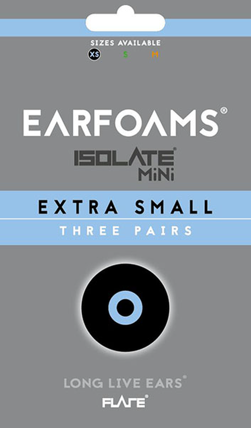 Earfoams Isolate MiNi náhradní polštářky - 3 Páry