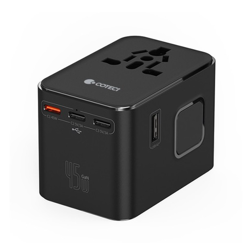 Coteci Univerzální cestovní adaptér 45W