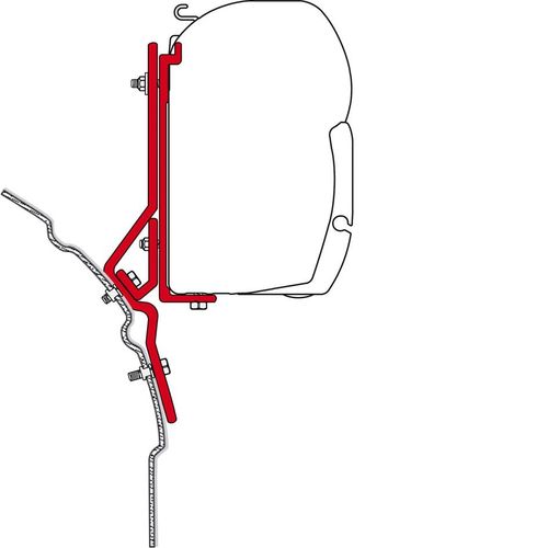 Kit Adaptérů Fiamma VW T4 Lift Roof