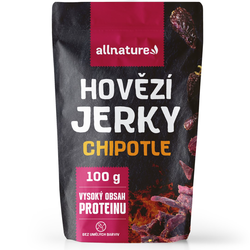 BEEF Chipotle jerky - sušené hovězí maso s chipotle omáčkou
