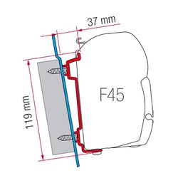 Kit pro markýzu F45 Ford Transit