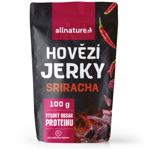 BEEF Sriracha jerky - sušené hovězí maso se Srirachou