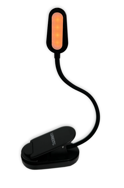 Lunesto LED Lampička na čtení bez modré složky s CLIP-ONEM